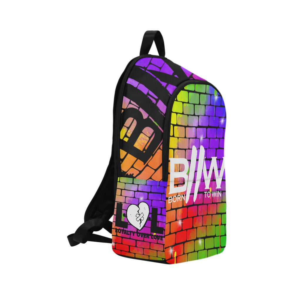Born 2 Win Graffiti backpack