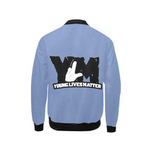 Load image into Gallery viewer, light blue Youth Born 2 win jacket
