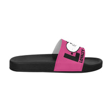 Load image into Gallery viewer, Pink LOL Slide Sandals

