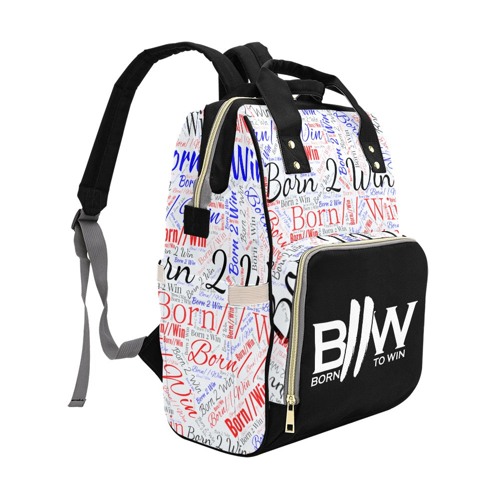 B2W Diaper Bag Multi-Function Diaper Backpack