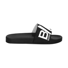 Load image into Gallery viewer, Black/White Slide Sandals

