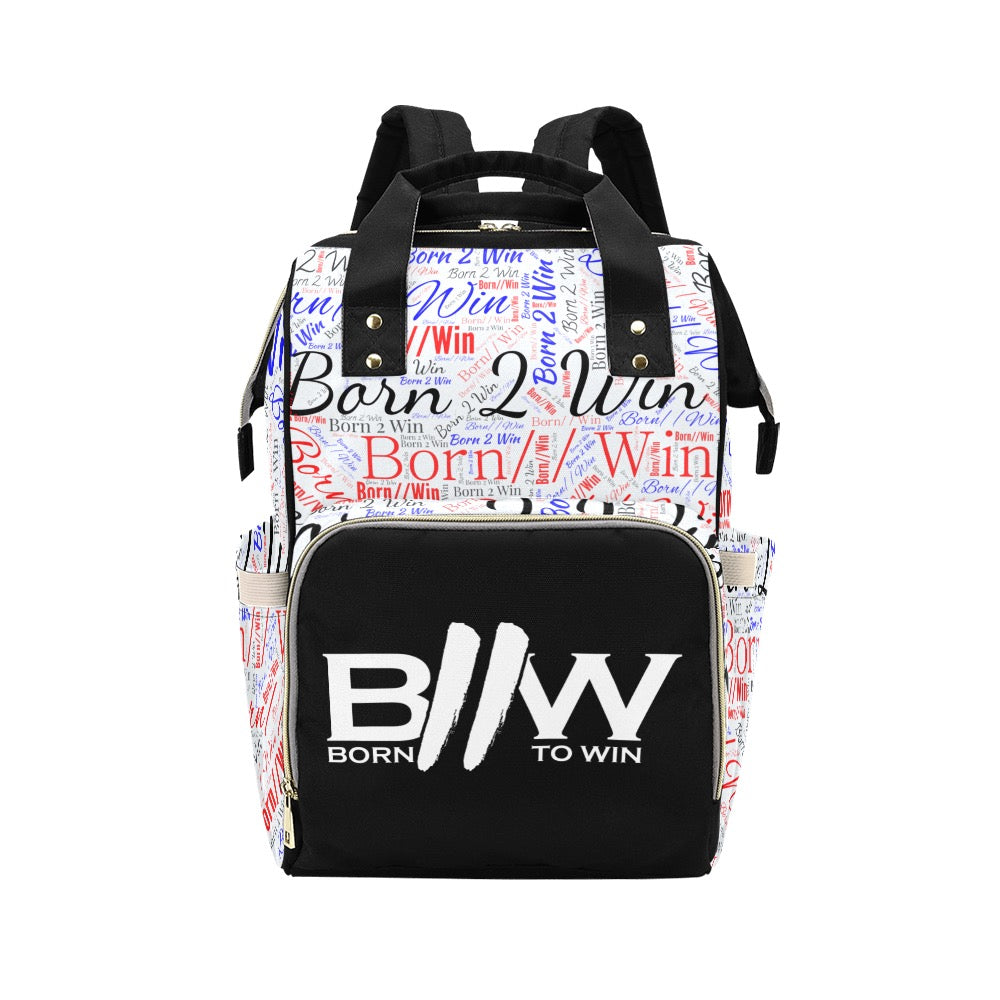 B2W Diaper Bag Multi-Function Diaper Backpack