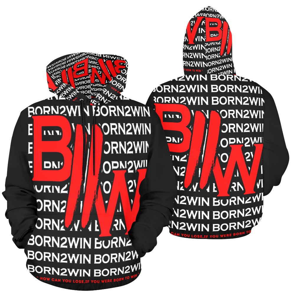 All over Born 2 win hoodie