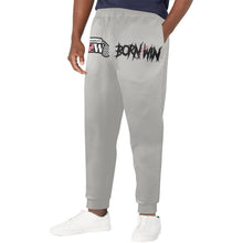 Load image into Gallery viewer, Grey Born 2 Win All Over Sweatpants
