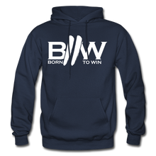 Load image into Gallery viewer, Born 2 Win Hoodie - navy

