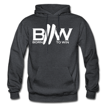 Load image into Gallery viewer, Born 2 Win Hoodie - charcoal grey
