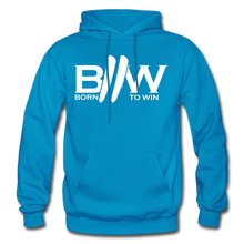 Load image into Gallery viewer, Born 2 Win Hoodie - turquoise
