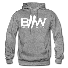 Load image into Gallery viewer, Born 2 Win Hoodie - graphite heather
