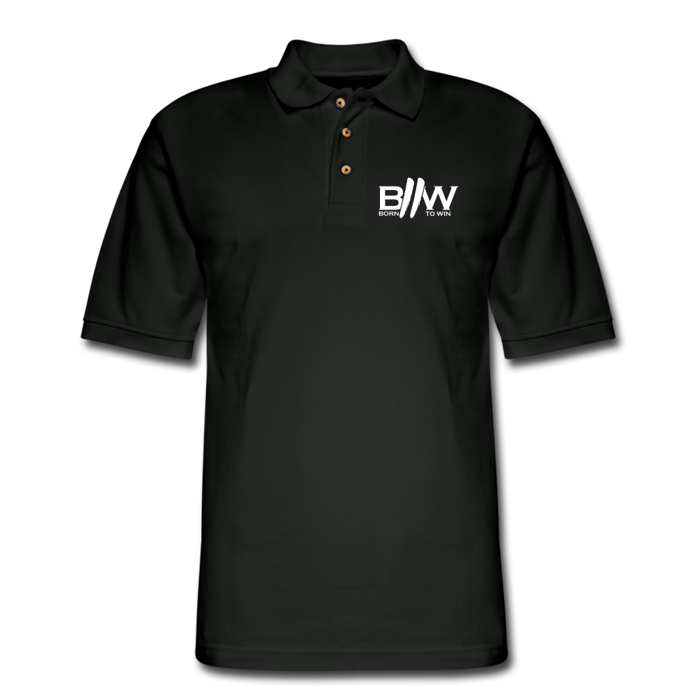 Born 2 Win Polo Shirt - black