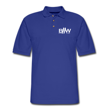 Load image into Gallery viewer, Born 2 Win Polo Shirt - royal blue
